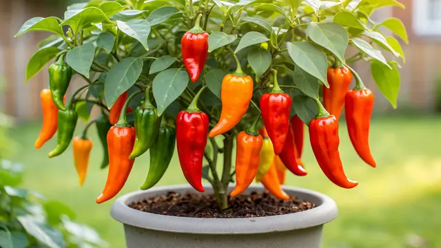 Tanaman Buah yang Tetap Berbuah Meski Ditanam di Pot Semen (AI)