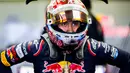 Sean Gelael dari Scuderia Toro Rosso usai melakukan sesi latihan F1 GP Mexico di Autodromo Hermanos Rodriguez, Meksiko, (27/10/2017). Sean menempati urutan ke-17. (Peter Fox/Getty Images/AFP)