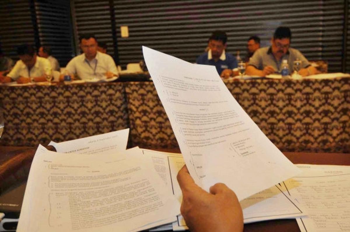 Intip kesibukan Peradi seleksi anggota baru