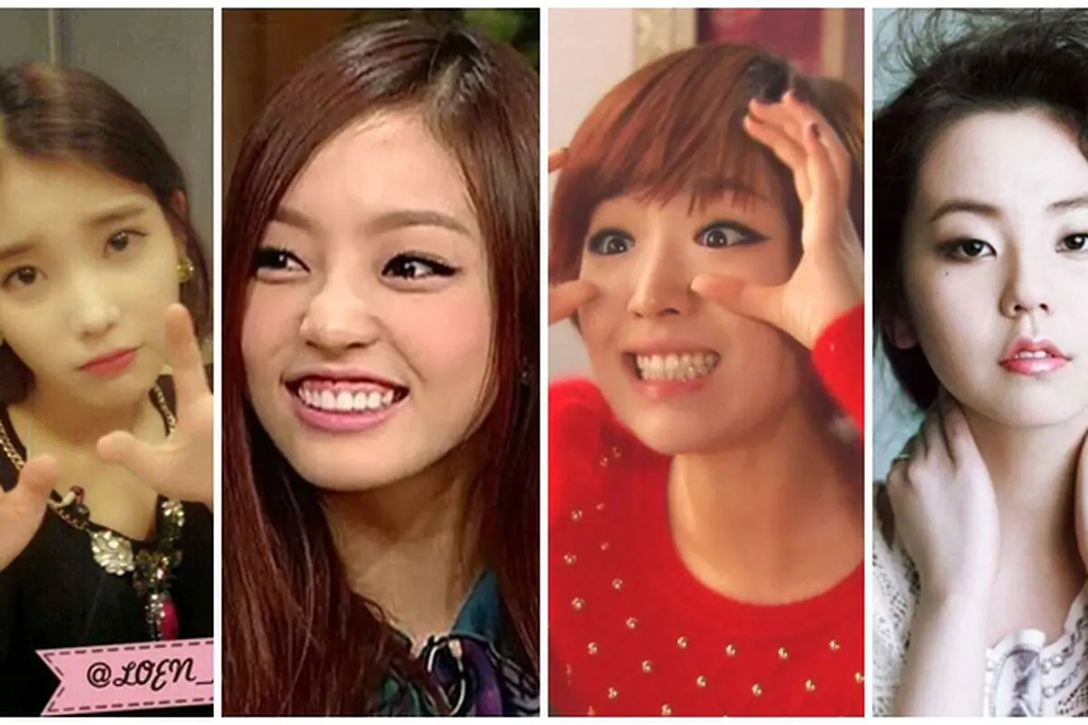 IU, Goo Hara KARA, Ga In Brown Eyed Girls, dan Ahn Sohee