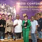 Konfrensi pers konser musik Ancol Gempita Festival: Pesona Indonesiaku yang digelar SCTV. Acara akan berlangsung di Pantai Karnaval, Ancol, Jakarta Utara di malam pergantian tahun. (Herman Zakharia/Liputan6.com)