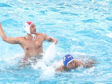 Tim polo air putra Indonesia memetik kemenangan pada laga pertama SEA Games 2025. (Dok. PB Akuatik Indonesia)