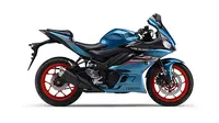 Yamaha YZF-R3 atau di Indonesia dikenal dengan Yamaha YZF-R25, diperkenalkan dengan warna cerah di Jepang. (motorbeam)