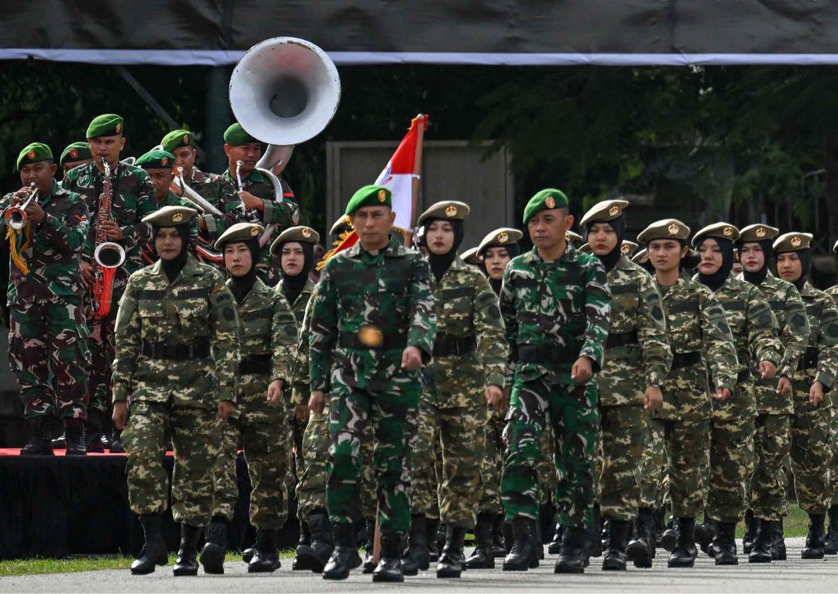 FOTO: Lulus Pendidikan Militer, Komcad TNI Siap Bela Negara dari Garis Sipil
