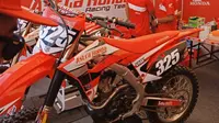 Honda CRF250R tunggangan Muhammad Delvintor Alfarizi. (Septian/Liputan6.com)