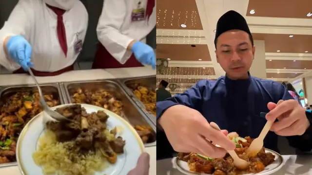 Lebaran di Brunei Darussalam, Warga Bisa Datang ke Istana Salaman dan Dijamu oleh Sultan. (Dok: TikTok @deckytri_id)