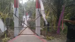 Viral Jembatan Gantung Pongpet Pangandaran Ambruk, TNI AD Beri Penjelasan
