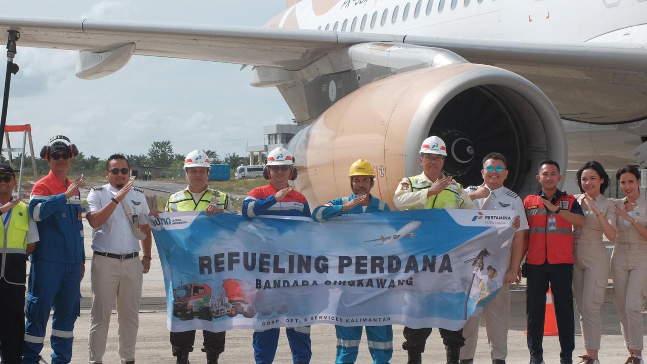 pengisian avtur bandara singkawang
