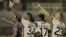 Pemain Bali United saat pertandingan melawan Madura United pada laga Piala Presiden di Stadion Manahan, Solo, Sabtu, (3/2/2018). Bali United menang adu penalti 5-4 atas Madura United. (Bola.com/M Iqbal Ichsan)