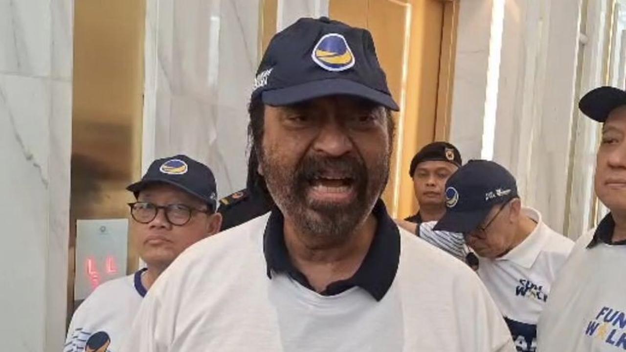Surya Paloh Tegaskan NasDem Belum Berencana PAW Ahmad Sahroni Usai Sanksi MKD
