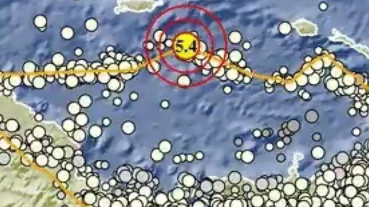 Gempa Magnitudo 5,4 Guncang Keerom Papua