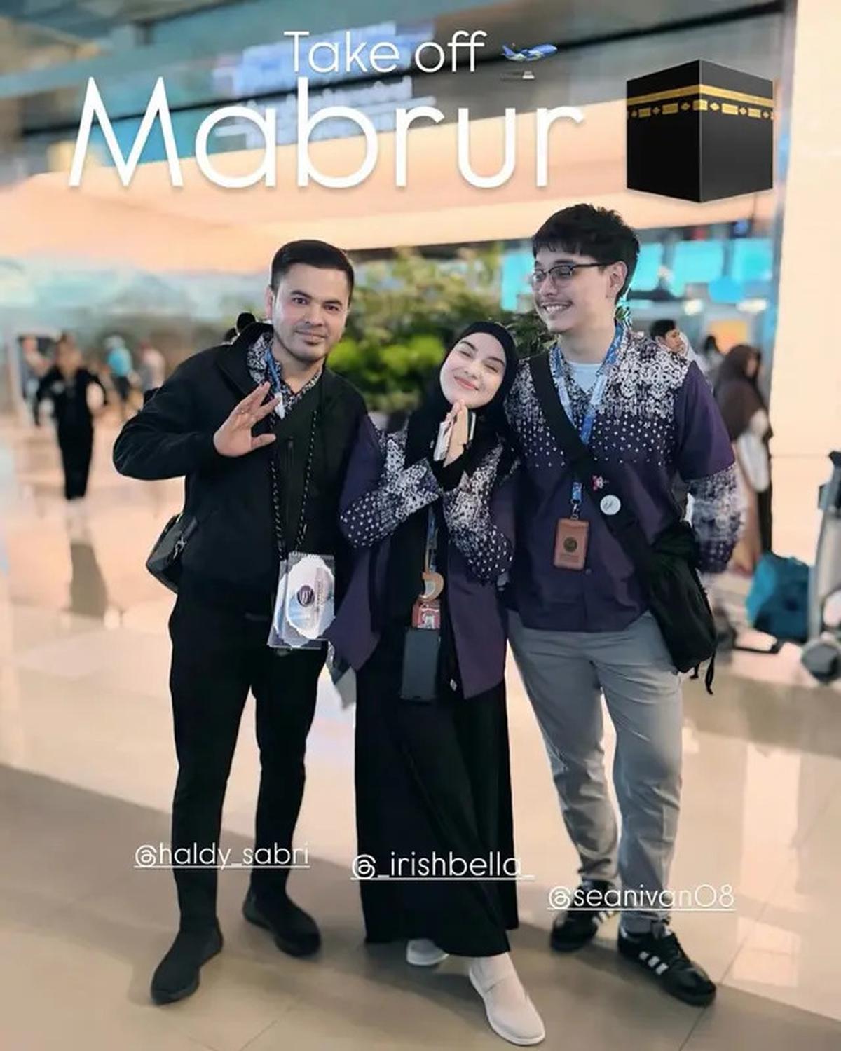 6 Momen Walimatus Safar Irish Bella dan Haldy Sabri Jelang Haji, Boyong Adik