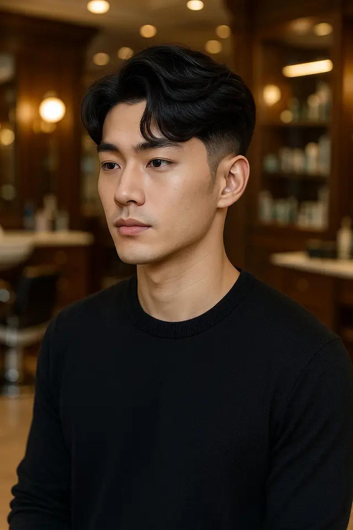 6 Potongan Rambut Comma Hair x Taper yang Tren di 2025, Pilihan Andalan untuk Pria Usia 30-an