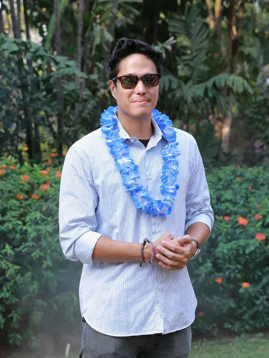 Walaupun banyak yang bilang mereka serasi, tapi keduanya membantah kalau sedang pacaran. (Galih W. Satria/Bintang.com)