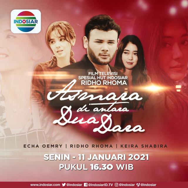 Live Streaming Indosiar Film Televisi Spesial Hut Asmara Di Antara Dua Dara Dibintangi Ridho Rhoma Senin 11 Januari 2021 Pukul 16 30 Wib Showbiz Liputan6 Com