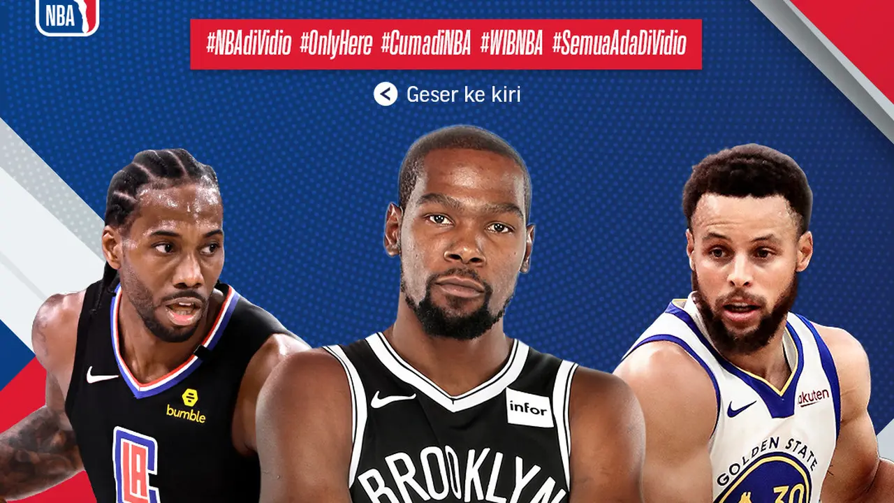 Jadwal NBA 2020/2021 di Vidio