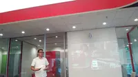 GM Digital Payment and Banking Product Development Telkomsel, Herman Suharto, saat media update T-Cash di kantor pusat Telkomsel, di Jakarta, Rabu (3/2/2016). (Liputan6.com/Corry Anestia)