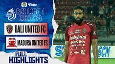 Berita video highlights BRI Liga 1, Bali United menang 3-1 atas Madura United, Sabtu (15/7/23)