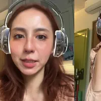 Clairine Clay tunjukkan koleksi tato yang berada di tubuhnya. Ada yang hanya bisa dilihat orang-orang tertentu. (Tiktok @haloakuclay)