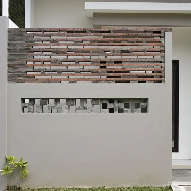 Model Pagar Rumah Tembok Sederhana