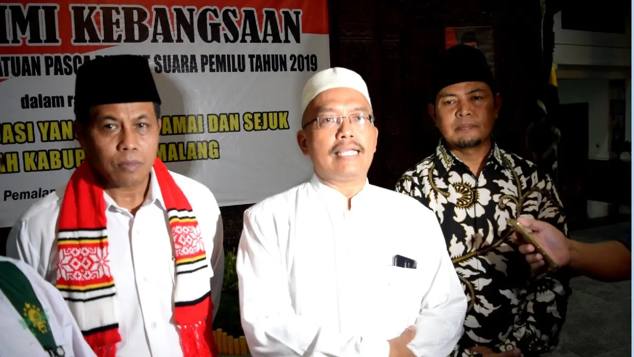 Seruan rekonsiliasi usai pemilu dan tolak people power bergaung di Pemalang. (Foto: Liputan6.com/Polres Pemalang/Muhamad Ridlo)