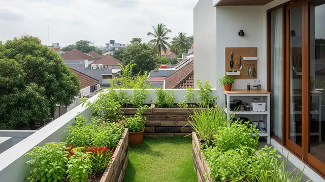 9 Ide Kebun Minimalis di Rooftop, Sulap Atap Jadi Oasis Hijau