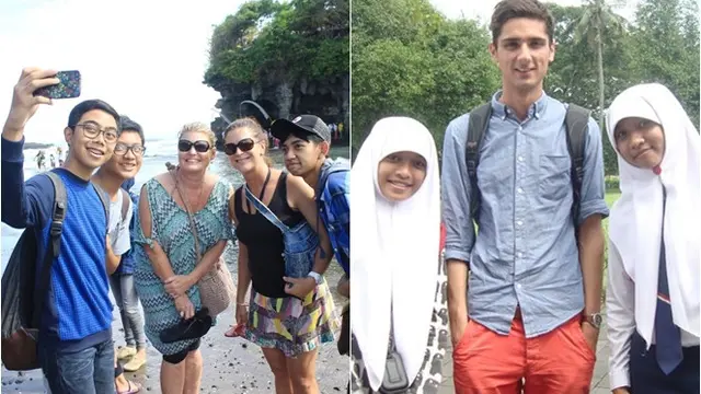 Foto Bareng Bule