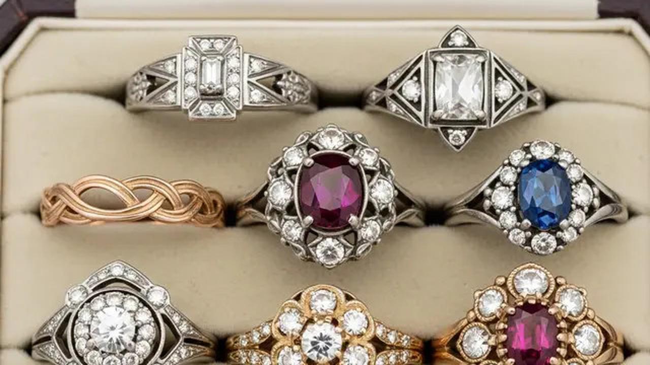 10 Model Cincin Emas 24k Motif Vintage Tak Lekang Waktu, Investasi Sekaligus Gaya Abadi
