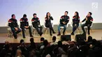 Sejumlah mentor saat memberikan sedikit perkenalan materi Citizen Journalist Academy Energi Muda Pertamina, Jakarta, Kamis (27/7). Acara ini merupakan program pencarian bakat mahasiswa yang kreatif dalam bidang jurnalistik. (Liputan6.com/Helmi Afandi)