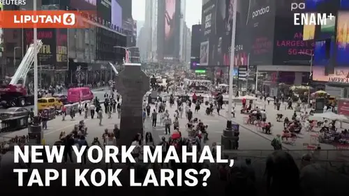 VIDEO: Liburan Akhir Tahun di Kota New York Mahal, Tapi Tetap Laris!