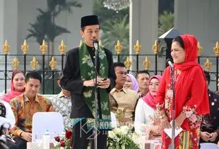 Gelaran Istana Berkebaya baru diselenggarakan kemarin, Minggu (6/8/2023) di depan Istana Negara. [Foto: Instagram/kotajakartapusat]