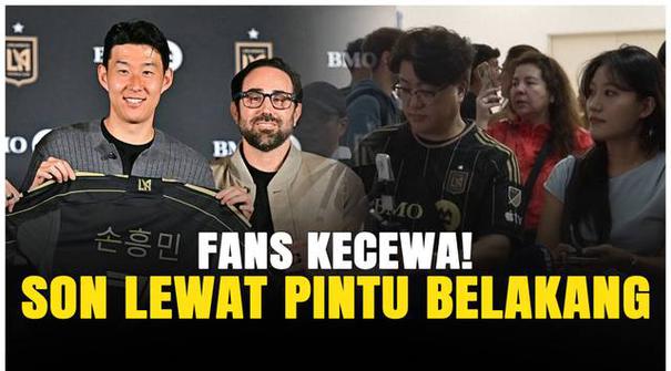 Son Heung-min tiba di bandara dengan pengawalan ketat dan memilih untuk keluar lewat jalur khusus, menghindari kerumunan fans yang sudah menunggu berjam-jam.