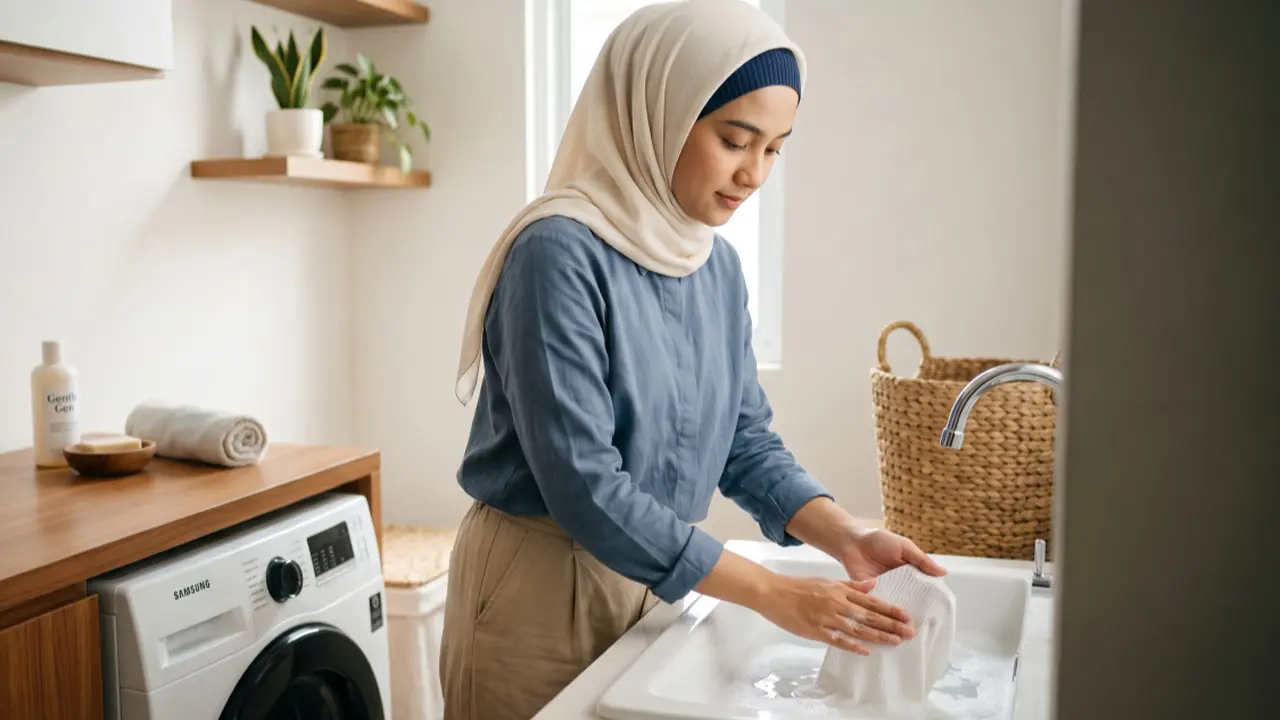 Cara Mencuci Ciput Rajut Agar Tidak Berubah Bentuk