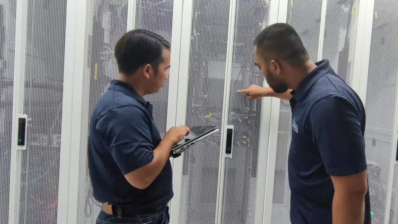 Koneksi data center BDDC