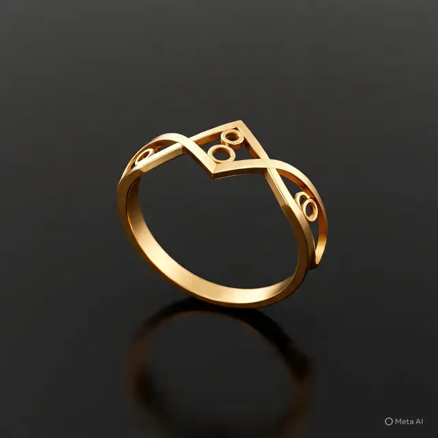 Cincin Emas Aesthetic