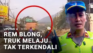 Rem Blong, Truk Melaju Tak Terkendali