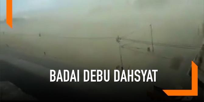 VIDEO: Penampakan Badai Debu Dahsyat yang Tewaskan 3 Orang