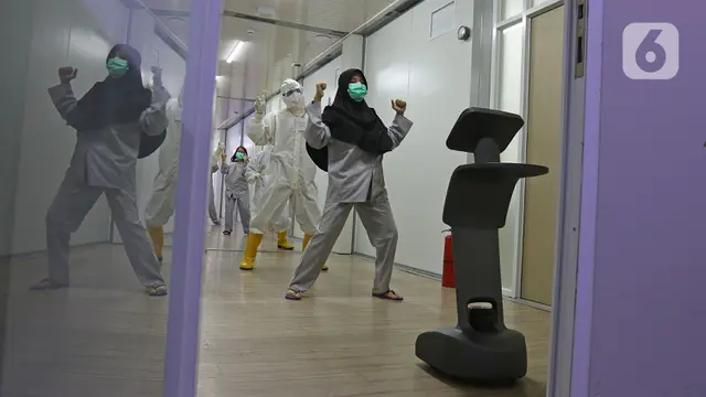 Canggihnya Teknologi Robot untuk Bantu Tenaga Medis di RSPJ