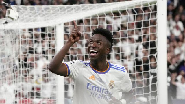 Foto: Gol Tunggal Vinicius Junior dan Apiknya Penampilan Thibaut Courtois Bawa Real Madrid Juara Liga Champions Musim 2021 / 2022