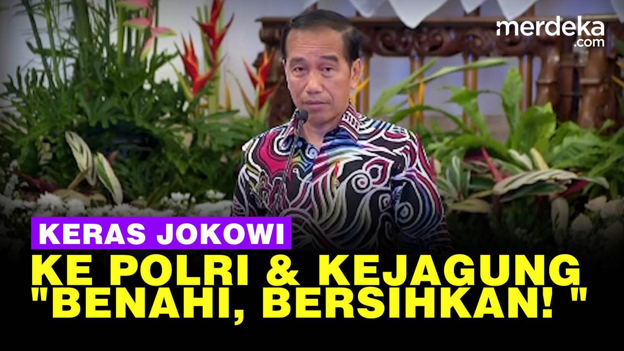 VIDEO: Peringatan Keras Jokowi ke Polri & Kejagung "Benahi di Dalam, Bersihkan"