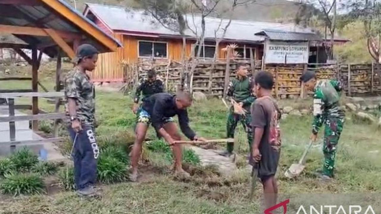 Lebih dari Sekadar Tugas, Ini Dia Kolaborasi TNI Warga Jaga Lingkungan di Pedalaman Lanny Jaya yang Patut Dicontoh!