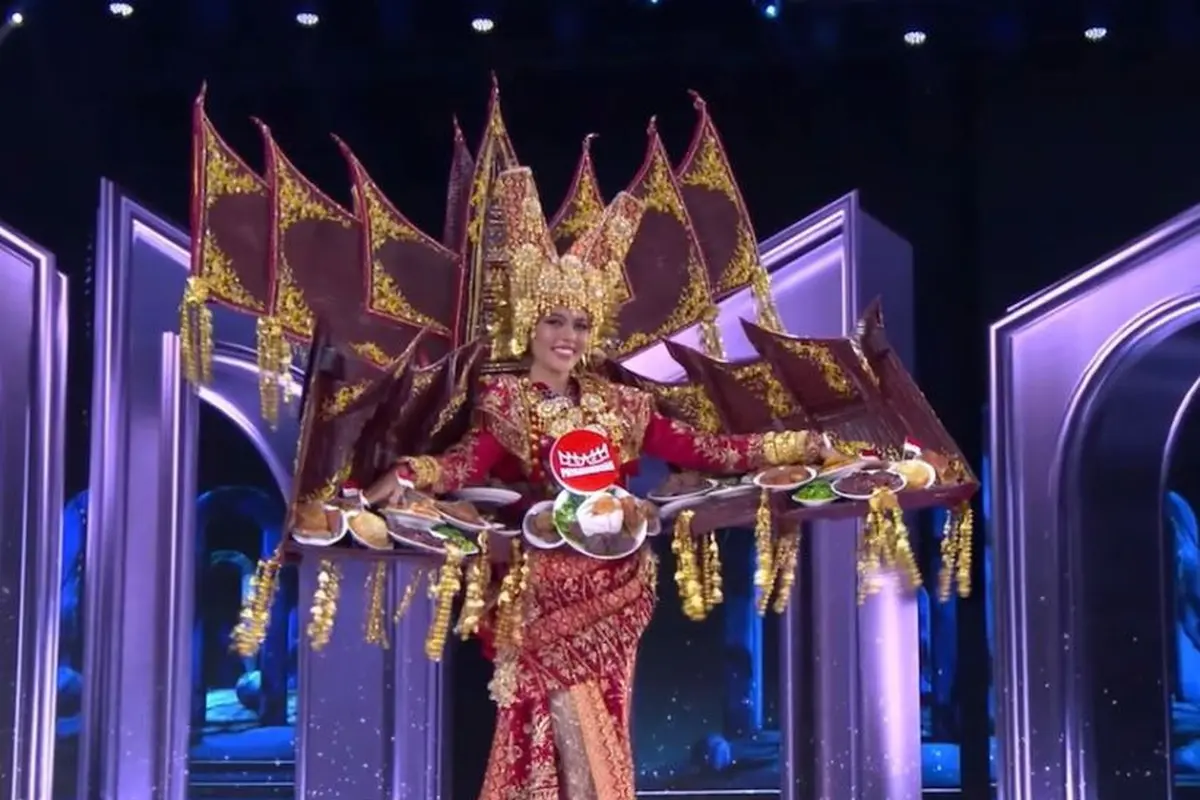 Nova Liana Miss Grand Internasional Tampil Memukau saat Preliminary Night dan National Kostum