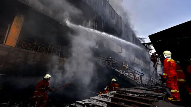 Kebakaran Hebat di Pasar Senen
