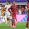 Bintang Timnas Portugal, Cristiano Ronaldo, meratapi kegagalan timnya setelah kalah 0-1 dari Spanyol di babak 16 besar Piala Dunia 2026, Selasa (7/7/2026). (Alex Slitz/Getty Images/AFP)