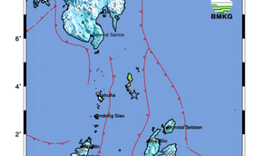 Gempa guncang Talaud Sulut. (BMKG)