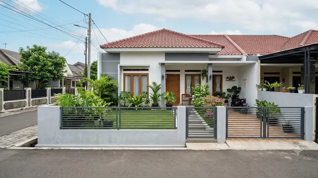 6 Ide Pagar Rumah Tanpa Pilar Besar, Tampilan Fasad Lebih Modern dan Lapang