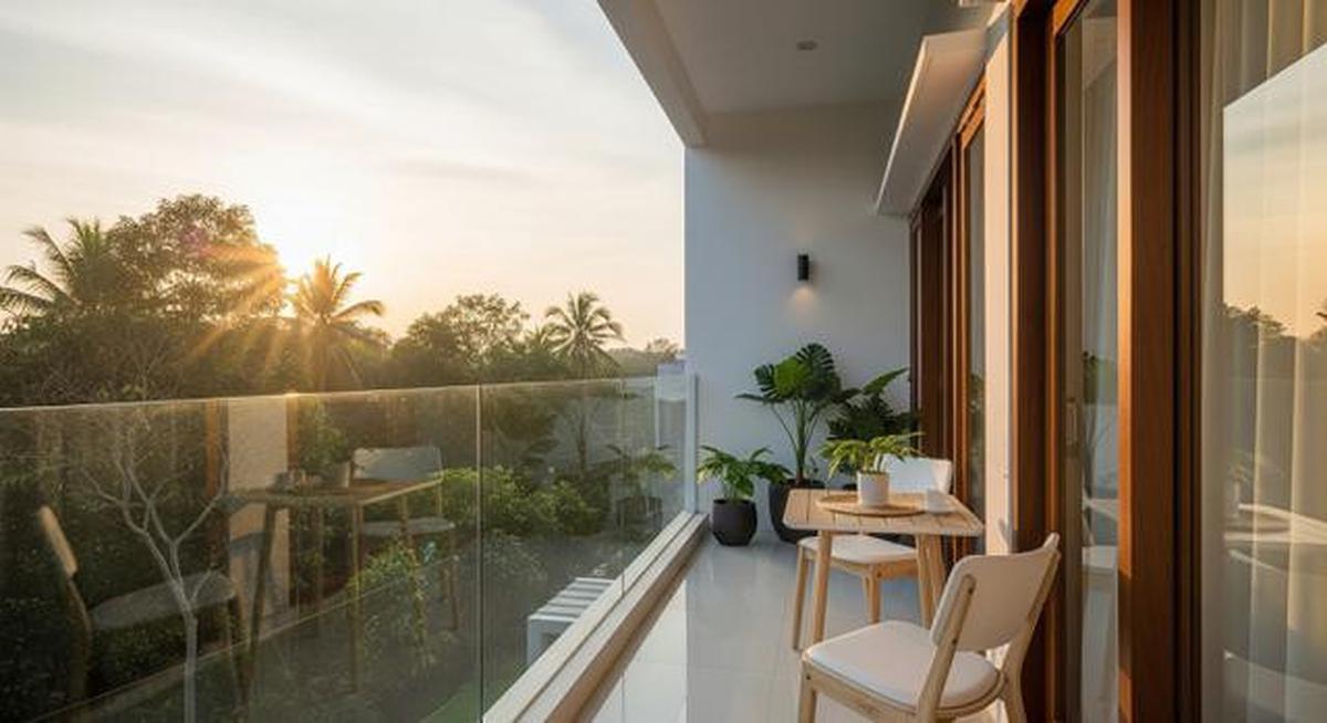 8 Model Balkon Rumah ala Kafe, Nyaman dan Estetik untuk Santai Sore