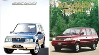 Suzuki Escudo dan Toyota Kijang. (Source: Instagram/@autobroschur)