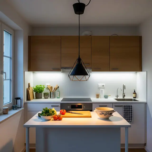 Dapur Kecil Sederhana Tapi Fotogenik untuk Konten Masak