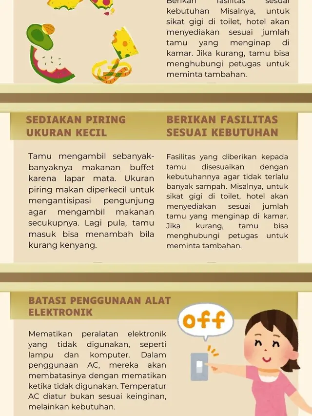 Infografis Strategi Hotel Terapkan Prinsip Keberlanjutan